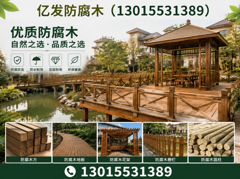 金水区郑州防腐木厂家展示图